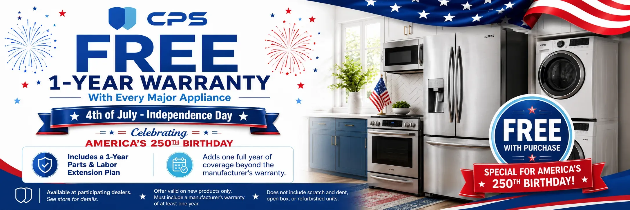Free 1 year warranty 